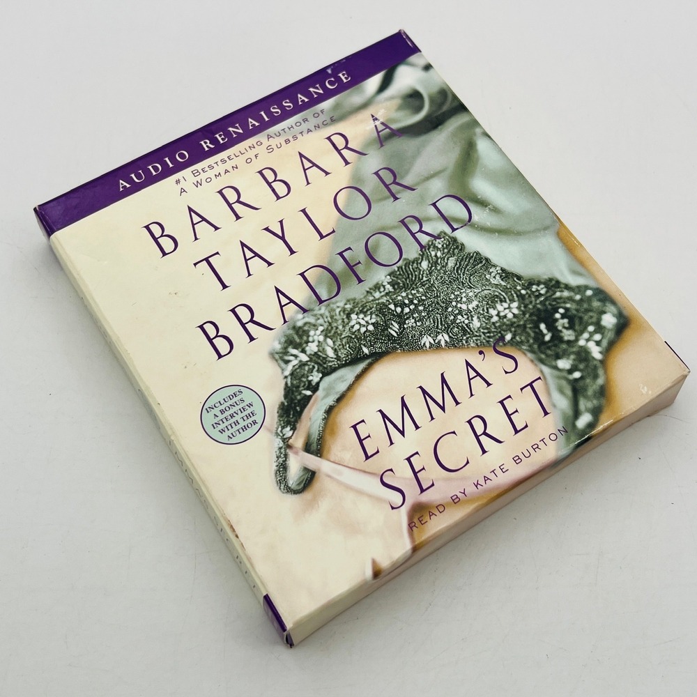 Barbara Taylor Bradford Emma's Secret Audiobook 5 CD Set Read by Kate Burton